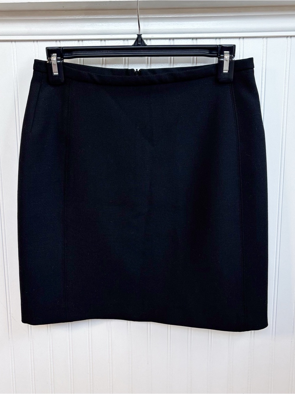 Zara Woman Solid Black Mini Skirt Women’s Small Tailored Pencil NEW